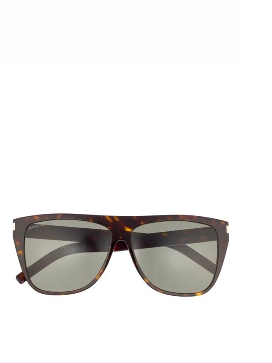 Saint Laurent SL 1 Slim 002 Sunglasses-Color: Havana/Grey, NWT and Case main image 8